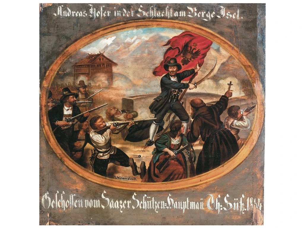 foto Andreas Hofer v bitv� na ho�e Isel - 1864